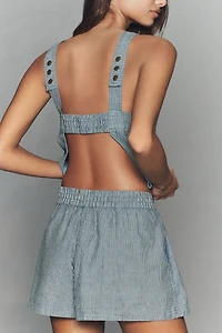 By Anthropologie Cotton Flouncy Skort