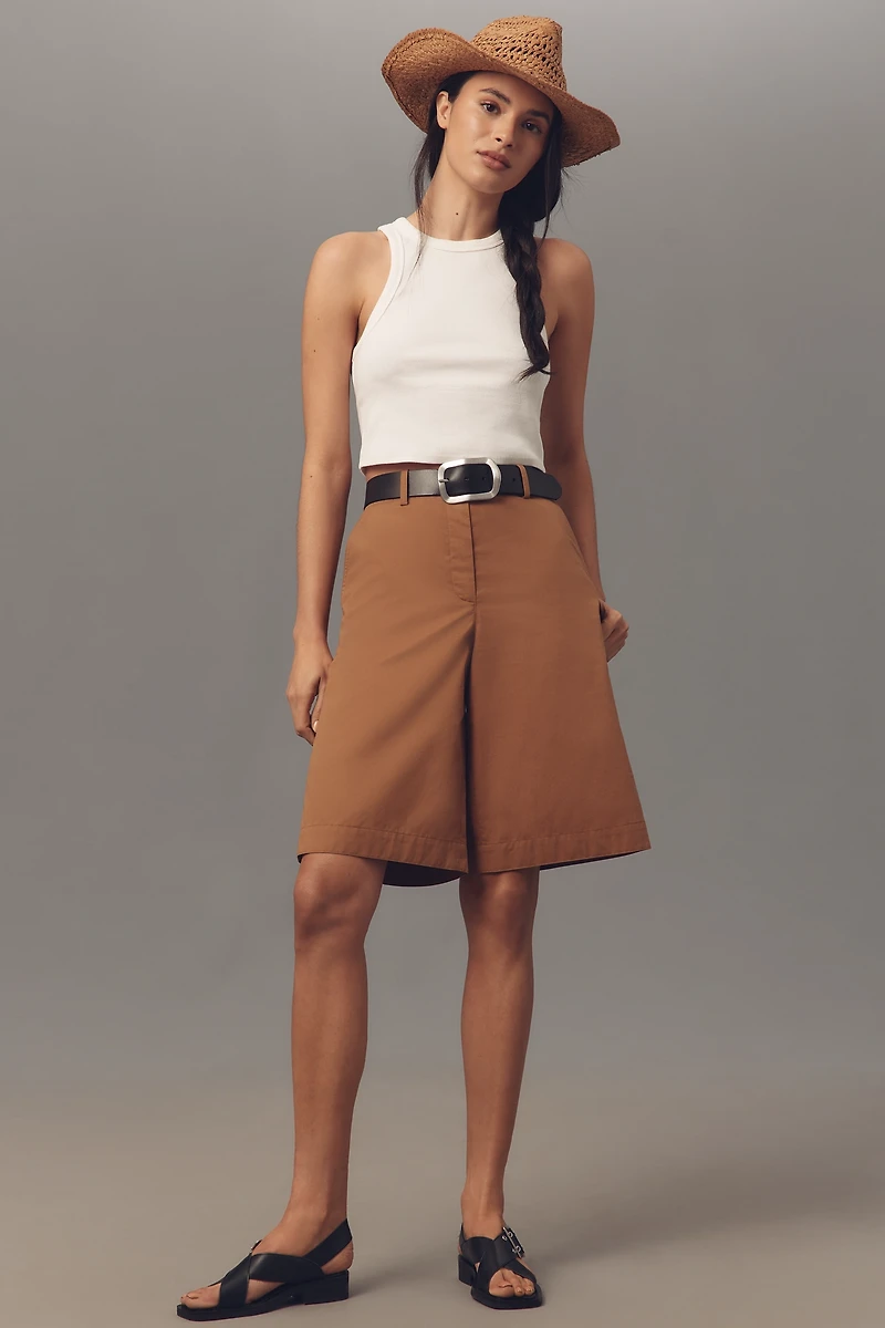 Theory Relaxed Casual Bermuda Shorts
