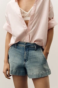 Pilcro Hannah High-Rise Denim Shorts