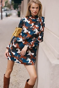 Corey Lynn Calter Rebecca Long-Sleeve Mini Dress
