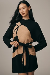 Corey Lynn Calter Heidi Belted Sweater Mini Dress