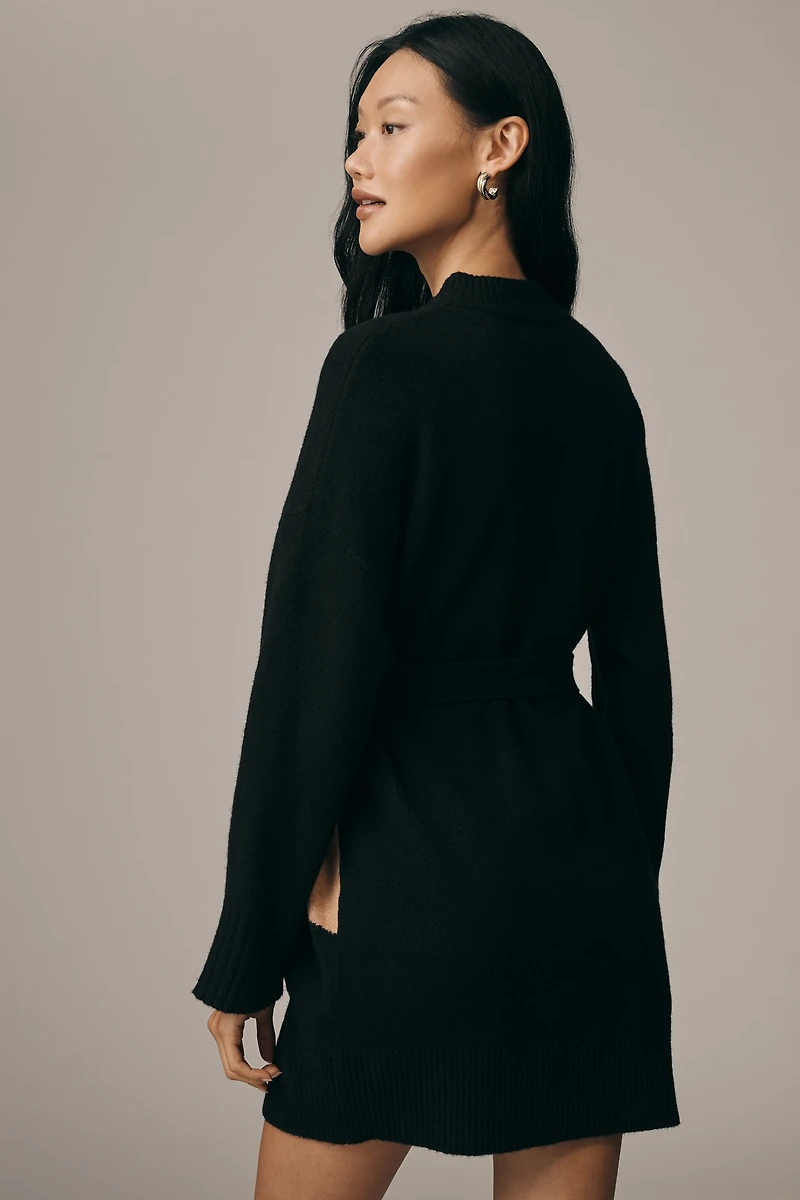 Corey Lynn Calter Heidi Belted Sweater Mini Dress