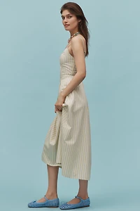 Joe's Jeans The Rhone V-Neck A-Line Midi Dress
