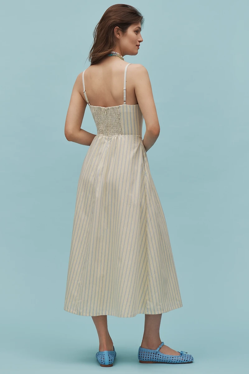Joe's Jeans The Rhone V-Neck A-Line Midi Dress