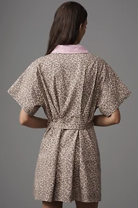 Maeve Utility Fit & Flare Mini Shirt Dress