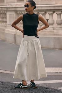 By Anthropologie Muscle Tank Twofer Dress