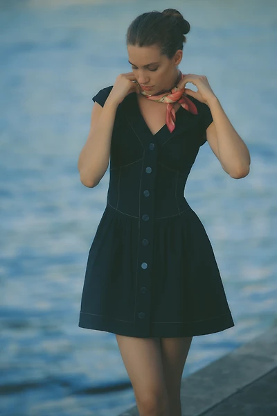 Maeve Waisted Mini Dress