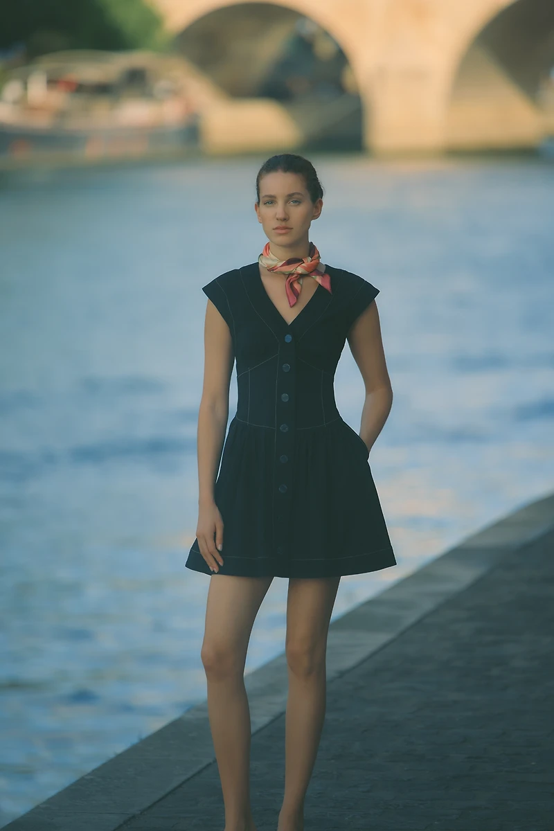 Maeve Waisted Mini Dress