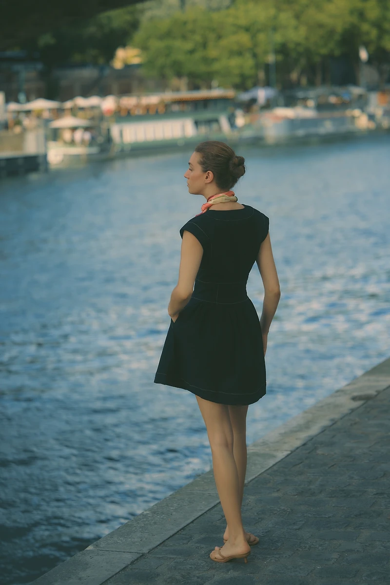 Maeve Waisted Mini Dress