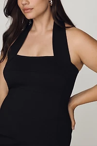 By Anthropologie Bandage Halter Mini Dress