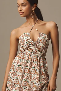 Bishop + Young Aeries Sleeveless Halter Midi Dress