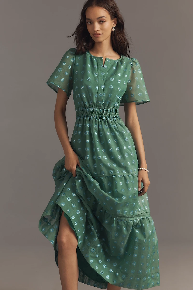 The Somerset Jacquard Maxi Dress