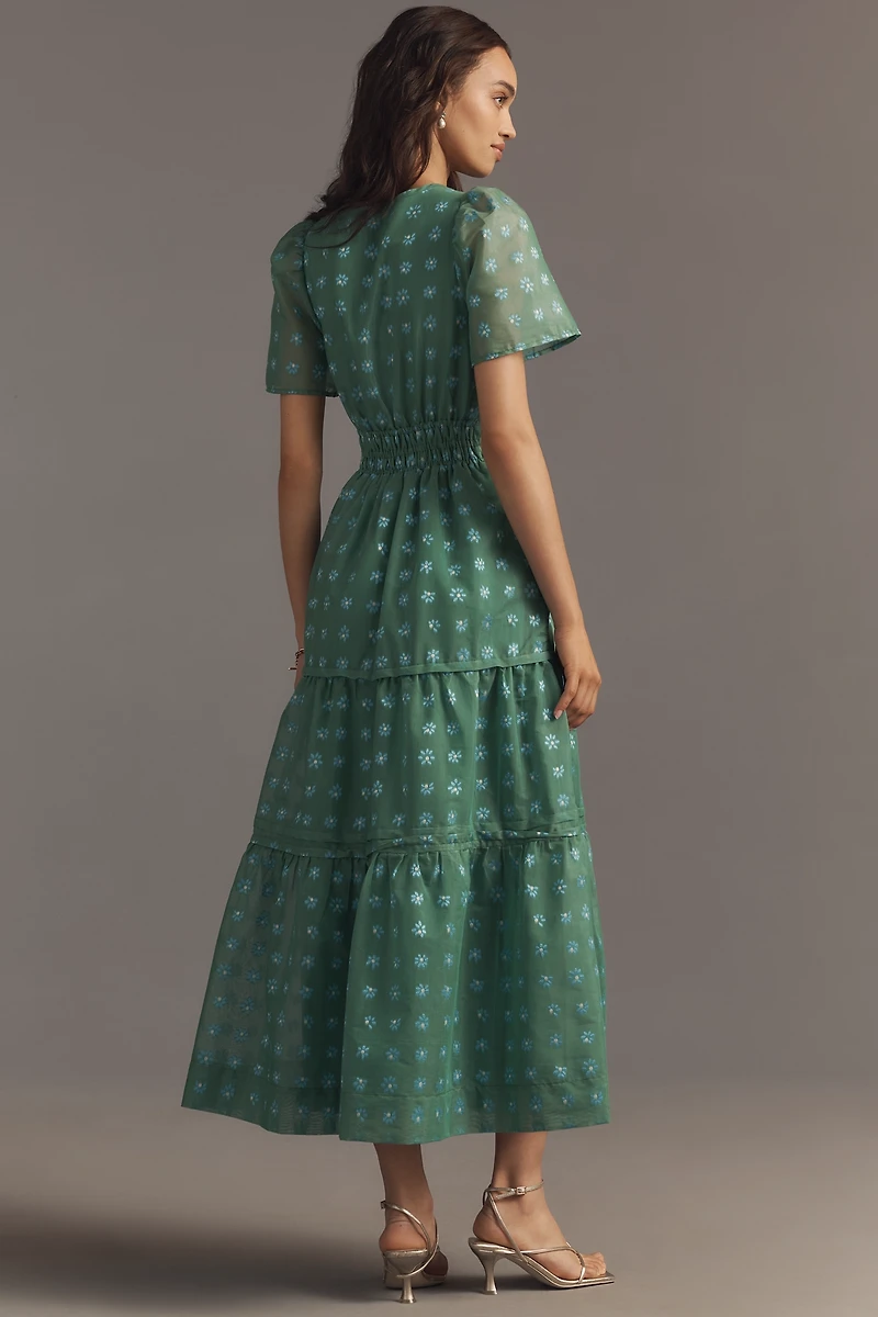 The Somerset Jacquard Maxi Dress