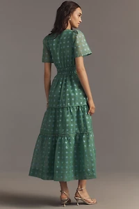 The Somerset Jacquard Maxi Dress