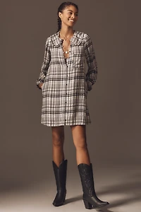 The Keira Long-Sleeve Mini Dress by Pilcro