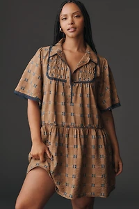 Pilcro Short-Sleeve Tunic Shirt Dress