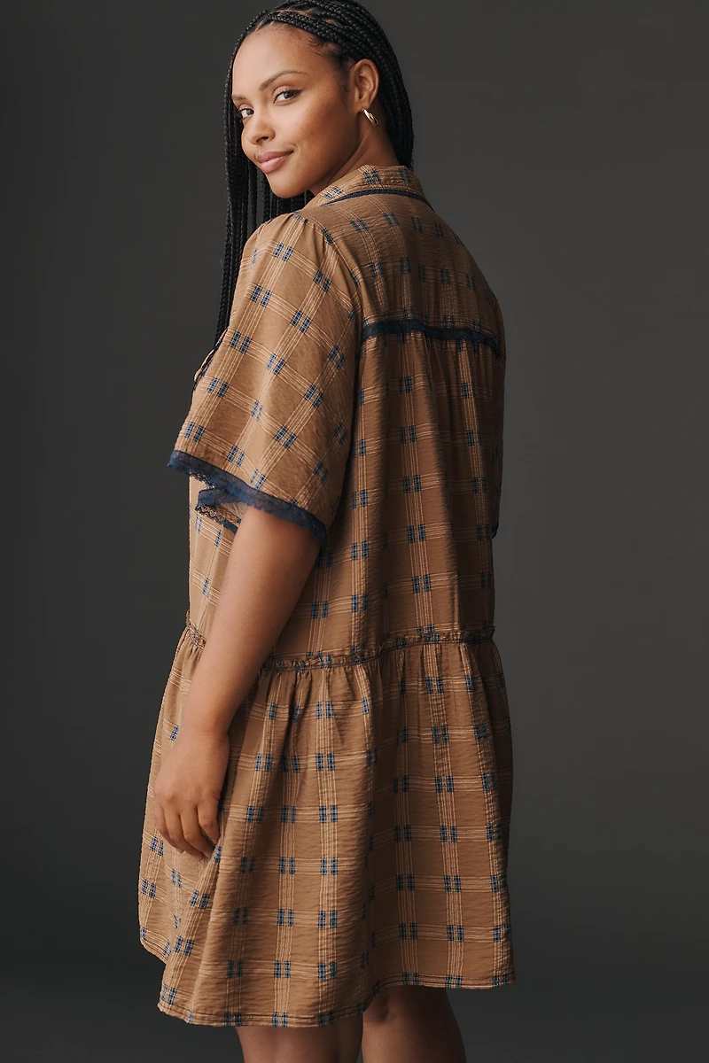 Pilcro Short-Sleeve Tunic Shirt Dress