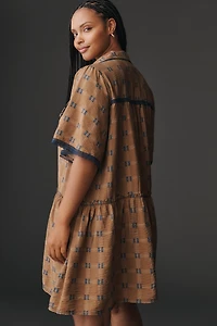 Pilcro Short-Sleeve Tunic Shirt Dress