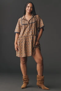 Pilcro Short-Sleeve Tunic Shirt Dress