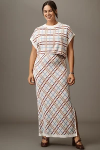 Maeve Two-Piece Sleeveless Sweater Top and Dress