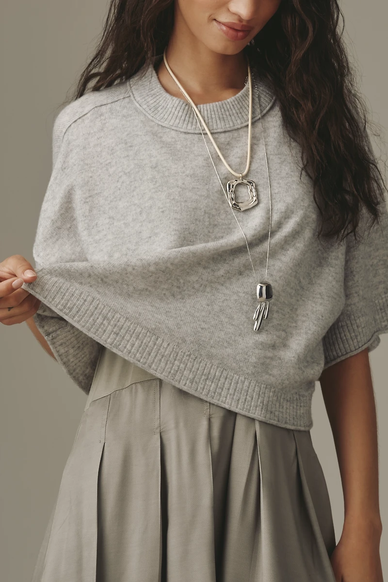 Goldie Wool Cashmere Twofer Mini Dress