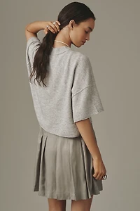 Goldie Wool Cashmere Twofer Mini Dress