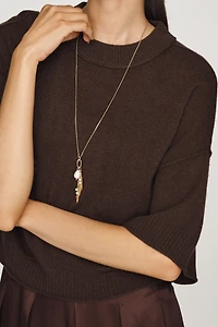 Goldie Wool Cashmere Twofer Mini Dress