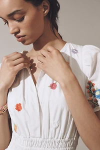 The Somerset Embroidered Mini Dress