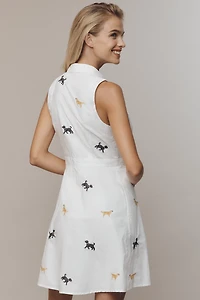 Maeve Sleeveless Mini Shirt Dress