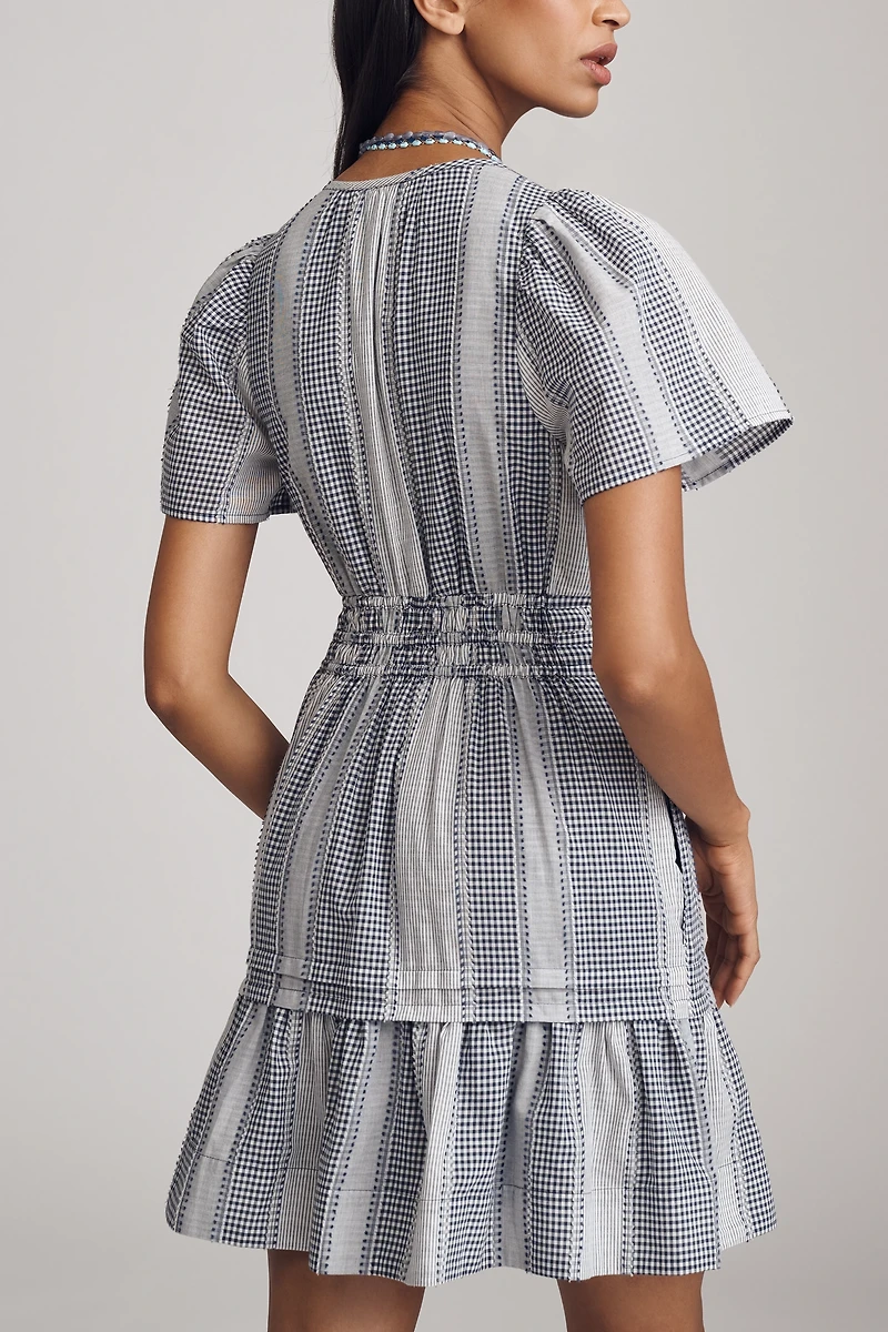 The Somerset Gingham Mini Dress
