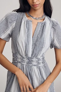 The Somerset Gingham Mini Dress