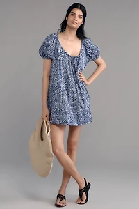 Maeve Scoop-Neck Mini Swing Dress