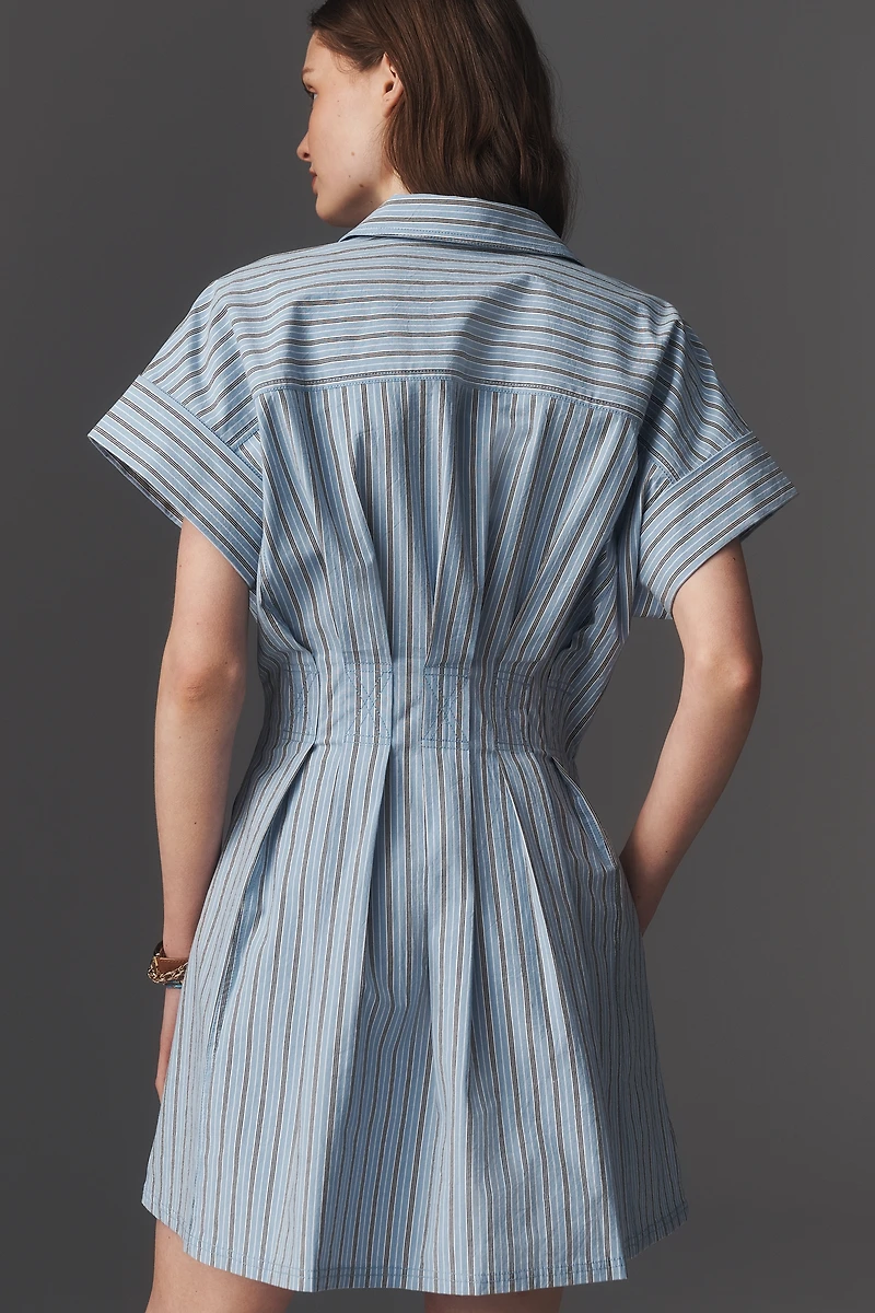 Pilcro Bobbi Short-Sleeve Waisted Dress
