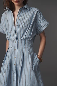 Pilcro Bobbi Short-Sleeve Waisted Dress