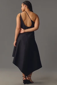 Yukiko Noritake x Anthropologie Asymmetric Floral Midi Dress