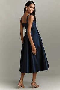 Adrianna Papell Petite Mikado Midi Dress