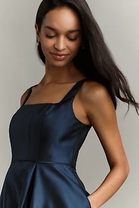 Adrianna Papell Petite Mikado Midi Dress