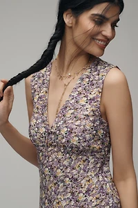 Faithfull V-Neck Sleeveless Mini Dress