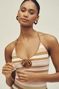Faithfull Elena Sleeveless Scoop-Neck Mini Dress