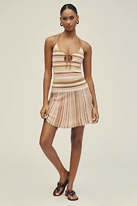 Faithfull Elena Sleeveless Scoop-Neck Mini Dress