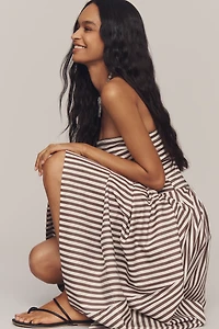 Faithfull Vera Strapless A-Line Maxi Dress