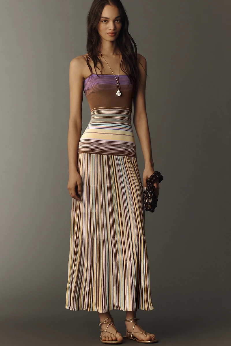 Faithfull The Brand Esenia Drop-Waist Knit Dress