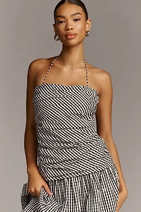 Faithfull The Brand Cotton Vento Drop-Waist Midi Dress