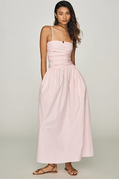 Faithfull Portilligat Cotton Midi Dress