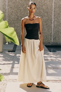 Faithfull Sant Roc Strapless Midi Dress