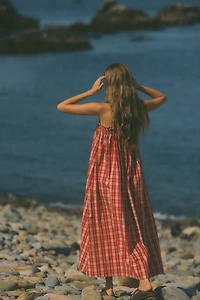 Faithfull Greta 100% Cotton Midi Dress