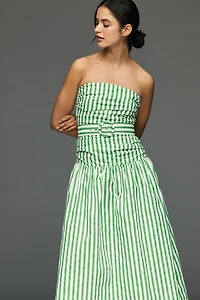 Love Wednesday Strapless Midi Dress