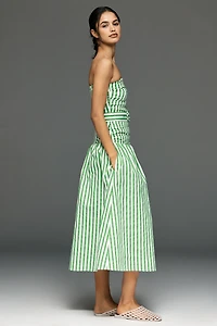 Love Wednesday Strapless Midi Dress