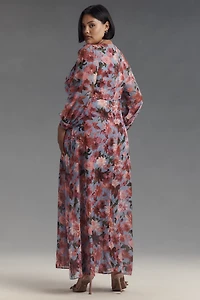 Sachin & Babi Penny V-Neck Gown