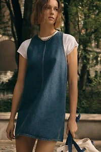 AGOLDE Harriet Cotton Denim Mini Dress